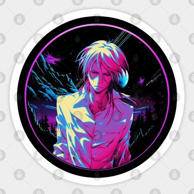 Retro Art Shogo Sticker by Smoking Robot